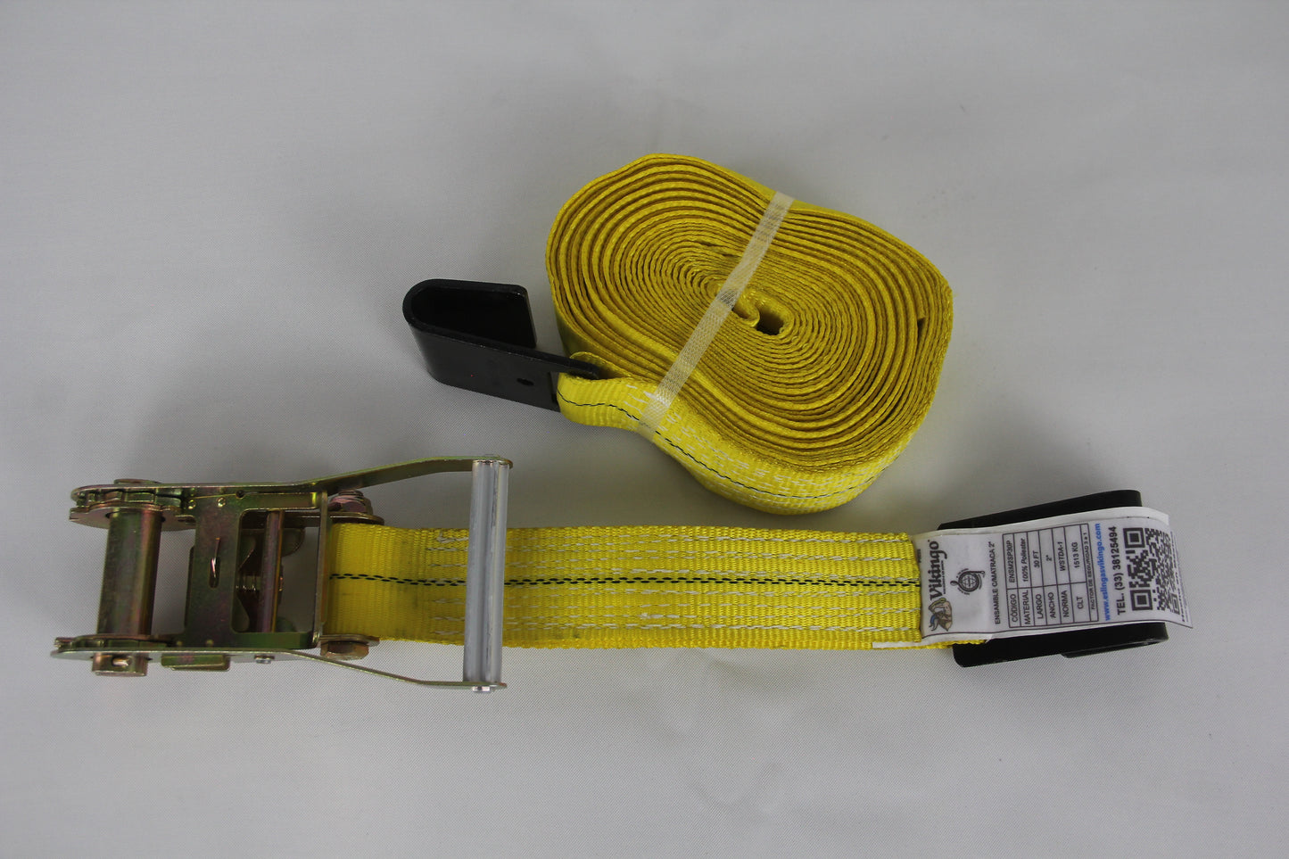 ENSAMBLE C/MATRACA 2" C/GANCHO PLANO X 30 FT CLT 1513 KG